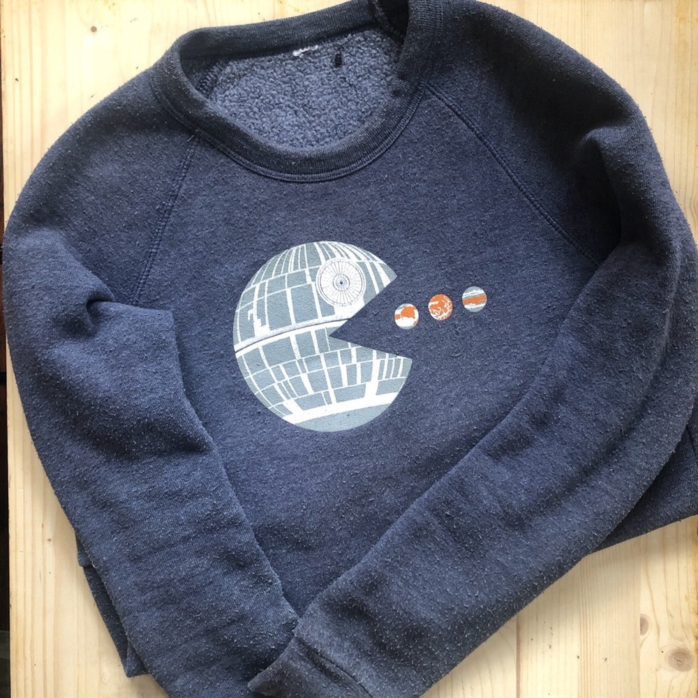 Star Wars Pac Man Pullover Fleece “planet muncher”